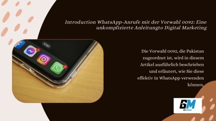 vorwahl 0092 whatsapp