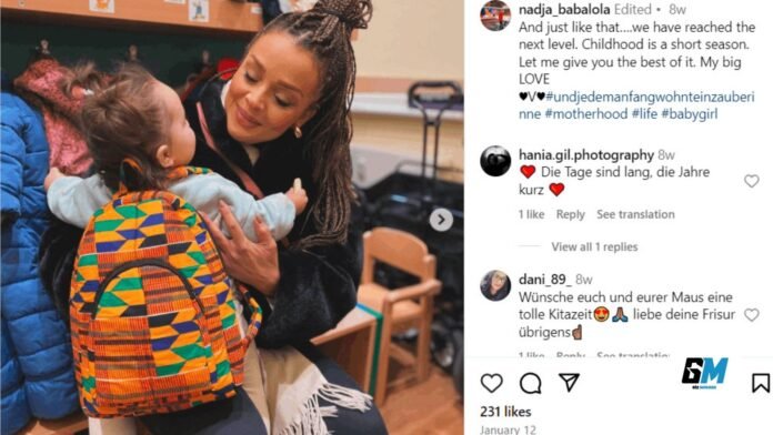Nadja Babalola und ihre Kinder